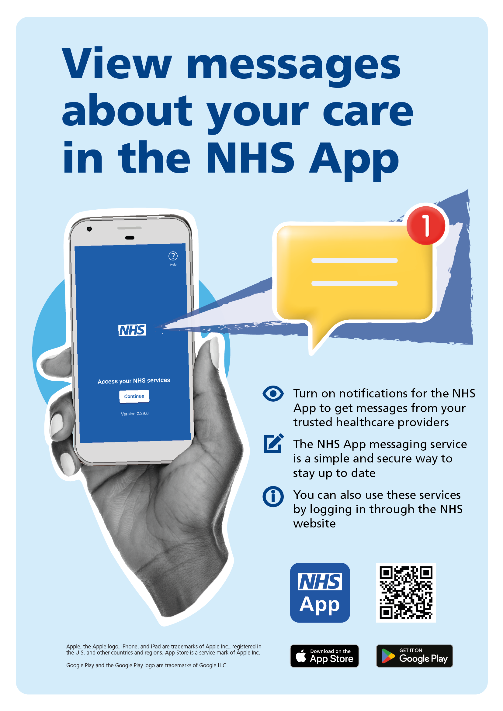 Do more with the NHS App